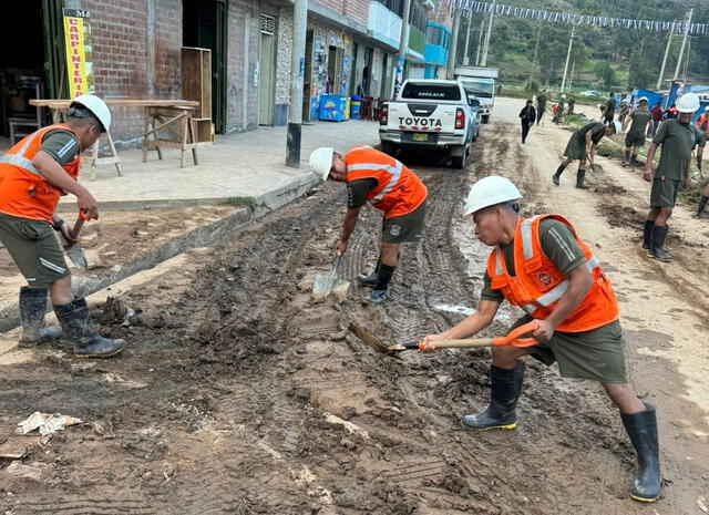 Precipitaciones en Tarma dejó familias afectadas y viviendas dañadas. Foto: X Indeci   