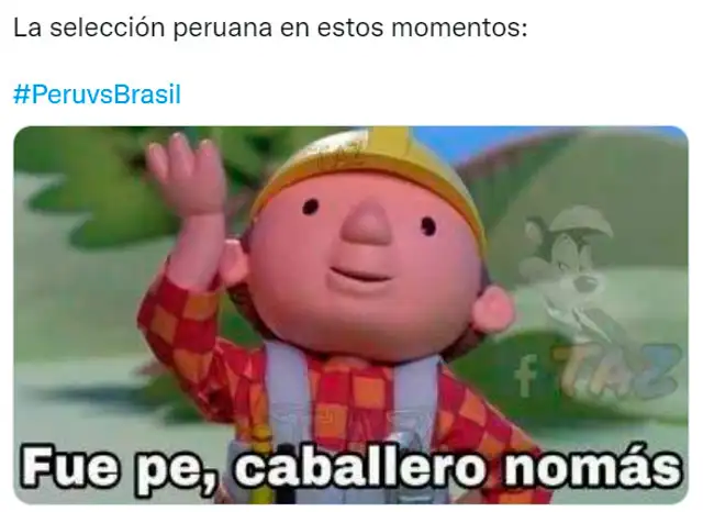 Mejores memes del Perú vs. Brasil por las Eliminatorias Qatar 2022. Foto: captura Twitter Mejores memes del Perú vs. Brasil por las Eliminatorias Qatar 2022. Foto: captura Twitter