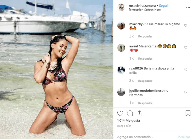 Rosa Elvira Zamora recibe elogios por parte de sus fans.