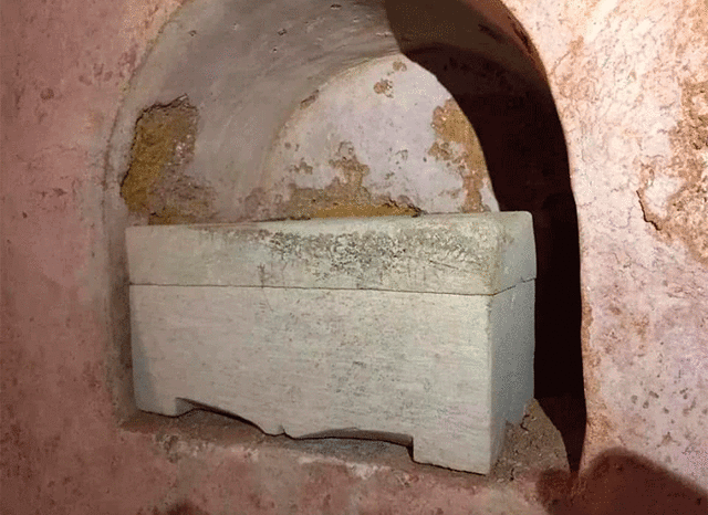 Descubren mausoleo de la época romana en vivienda de Sevilla, España. Foto: Ayuntamiento de Carmona