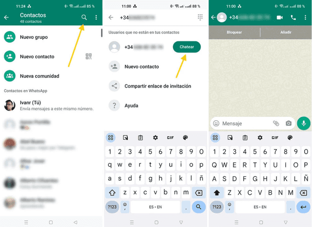 WhatsApp: ¿cómo envío un mensaje sin agregar el número a mi agenda de contactos?