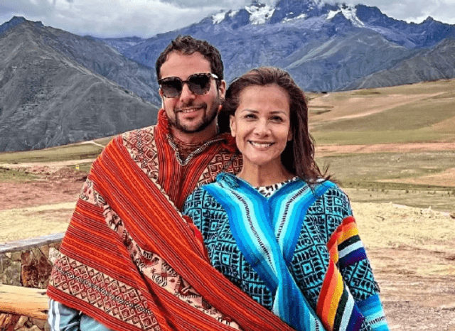 Mónica Sánchez y Daniel Sacro viajaron a Cusco. Foto: Instagram   