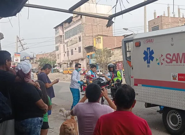 Una persona resultó herida tras el accidente. Foto: Dayana Huerta.   