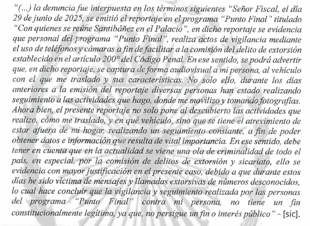 Declaración de Juan José Santiváñez. Declaración de Juan José Santiváñez.