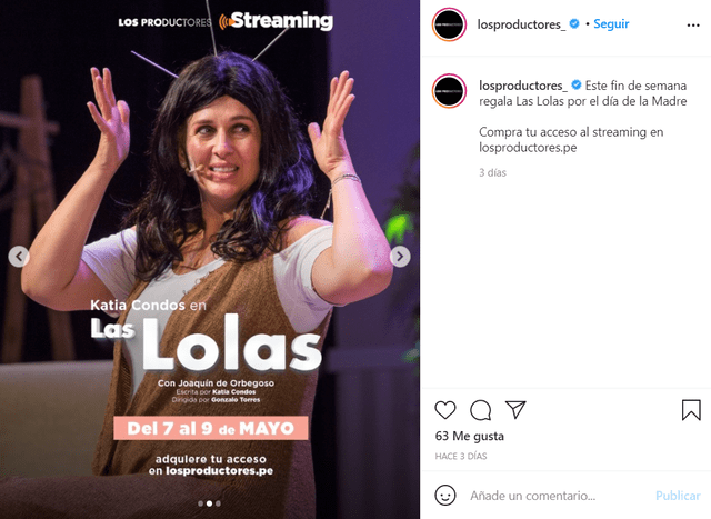 Losproductores.pe proponen "Las Lolas", para este Día de la Madre. Foto: Instagram @losproductores_