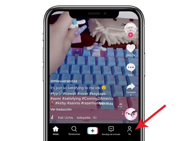 Accede a tu perfil de TikTok. Foto: La República