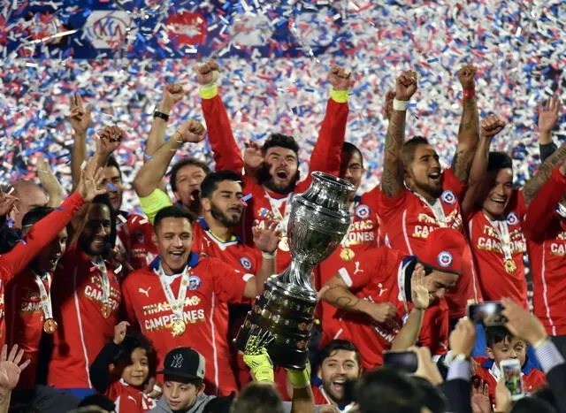  Chile ganó la Copa América en 2015. Foto: Andina   