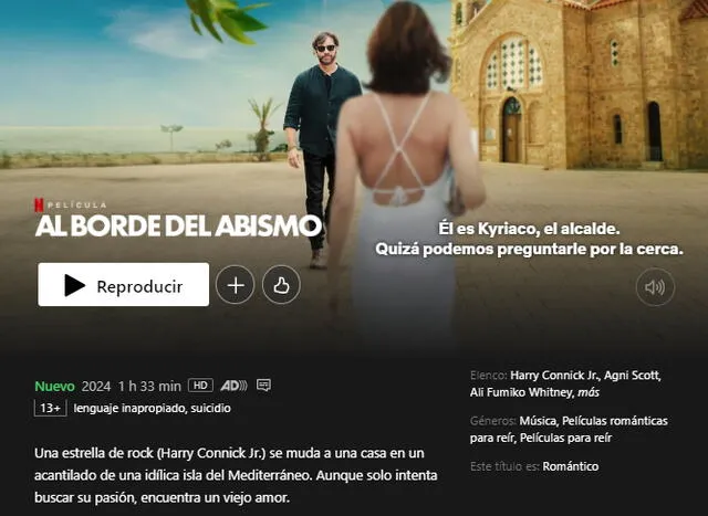  'Al borde del abismo' en Netflix. Foto: captura Netflix Perú   