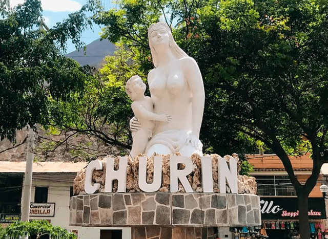 Plaza de Churín. Foto: Andina.   