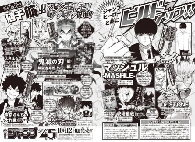 Ranking Semanal de Popularidad. Foto: Weekly Shonen Jump