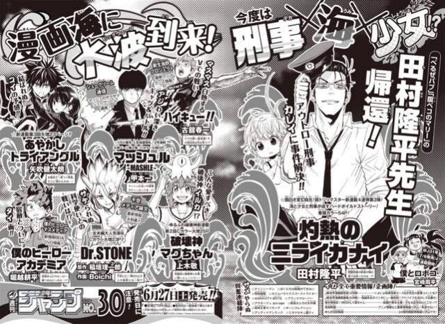 Ranking Semanal de Popularidad (Foto: Weekly Shonen Jump)