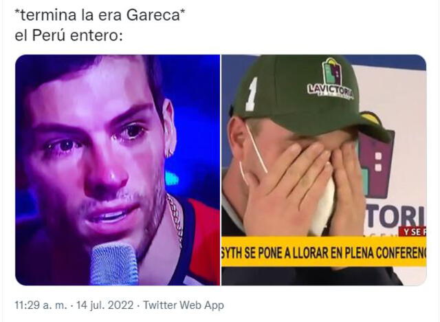 Memes tras salida de Ricardo Gareca como entrenador de la selección. Foto: captura de Twitter