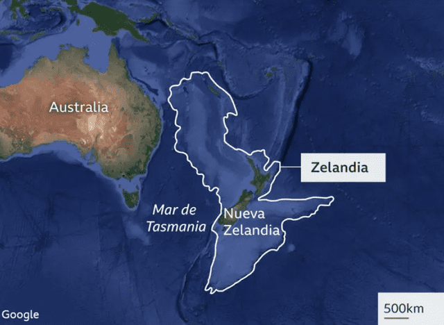  Zelandia tiene un tamaño aproximado de 4.9 millones de kilómetros cuadrado. Foto: GNS Science   