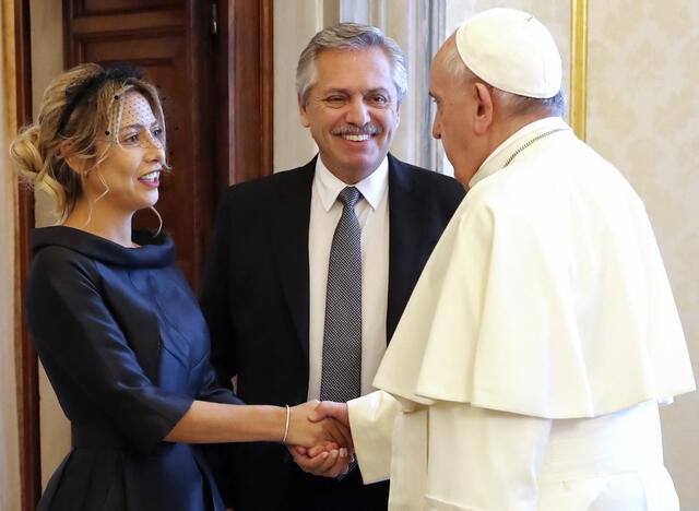 Fabiola Yañez, expareja del presidente argentino Alberto Fernández, presentó una denuncia por presunta violencia física y psicológica. Foto: AFP   