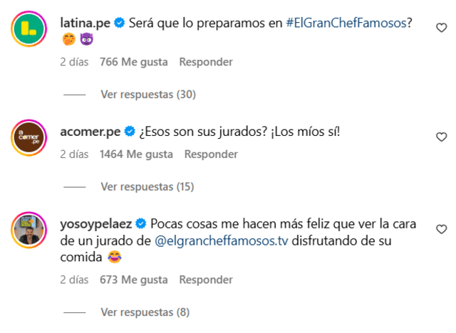 Latina propuso agregar la preparación del platillo sueco en El Gran Chef Famosos. Foto: CapturaInstagramacomer.pe.<br><br> Latina propuso agregar la preparación del platillo sueco en El Gran Chef Famosos. Foto: CapturaInstagramacomer.pe.<br><br>