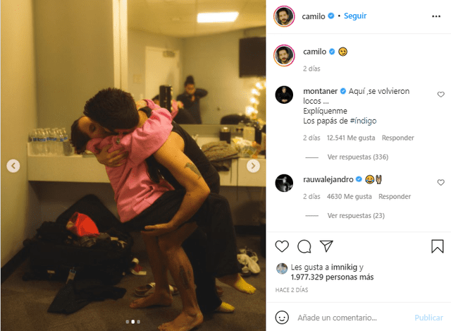 Camilo publica divertidas fotografías junto a su esposa Evaluna. Foto: Camilo/Instagram