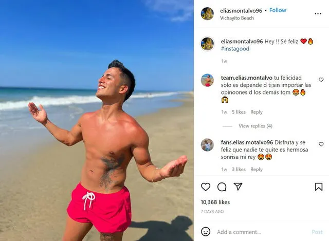 Elías Montalvo se tatúa en fénix en los abdominales. Foto: captura de Instagram