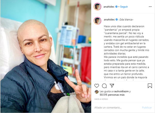 Anahí de Cárdenas brinda mensaje a peruanos