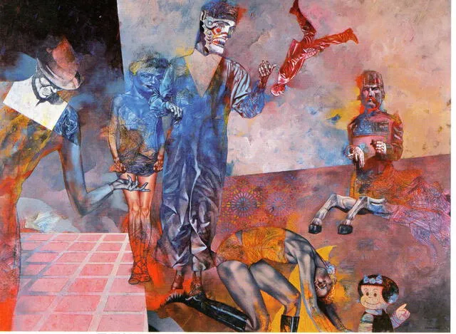  Sus figuras parecen siempre a medio camino entre lo reconocible y lo enigmático. Porque la identidad, como él mismo sugiere, no es una esencia sino una construcción visual, una escena. Imagen: Difusión.    