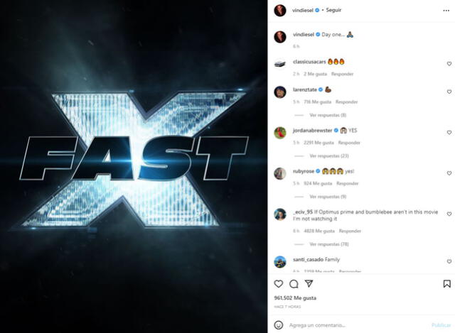 Fast X, logo oficial de "Rápidos y furiosos 10"