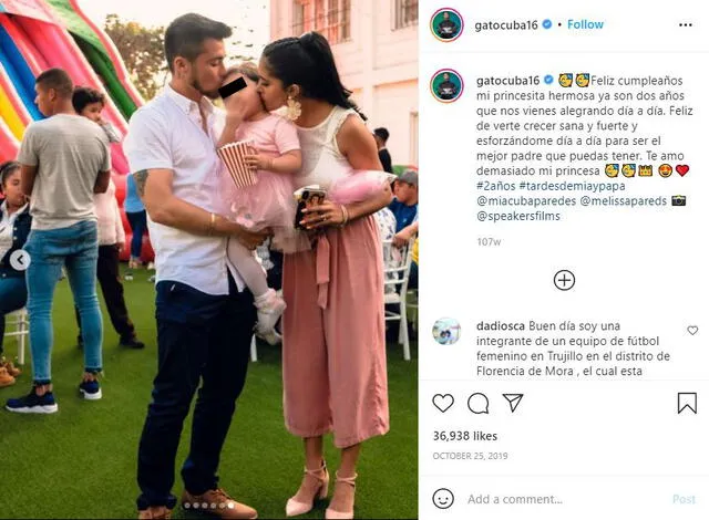 Rodrigo Cuba también eliminó fotografías con Melissa Paredes. Foto: captura de Instagram/Rodrigo Cuba