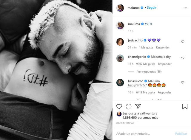 La misteriosa foto de Maluma en Instagram