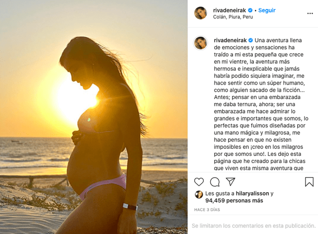 Korina Rivadeneira en Instagram