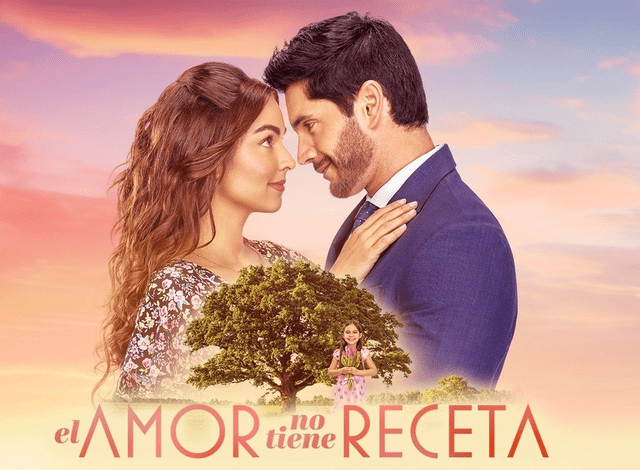  Claudia Martín y Daniel Elbittar son los protagonistas de la telenovela. Foto: El amor no tiene receta / Instagram   