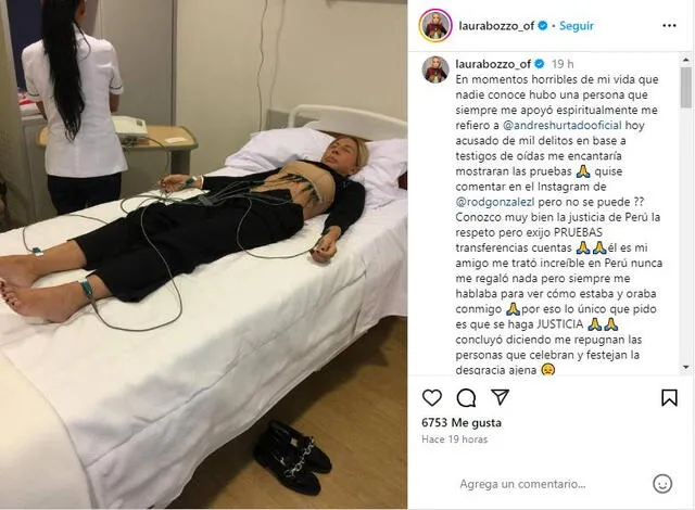 Laura Bozzo ha expresado publicamente su apoyo a Chibolín. Foto: Instagram   