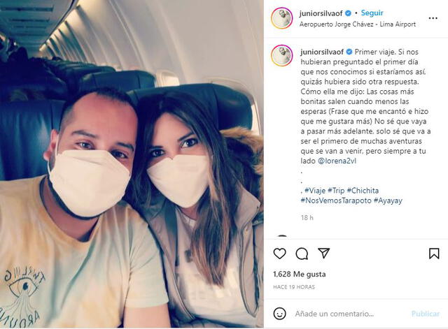 Junior Silva presenta a su nueva pareja en su cuenta de Instagram