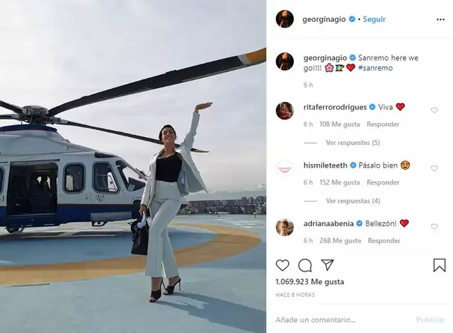 Georgina Rodríguez en Instagram
