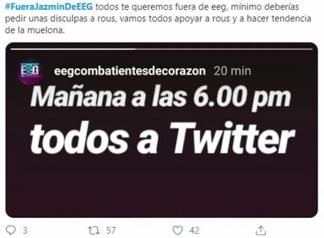 Usuarios de Twitter piden renuncia de Jazmín Pinedo