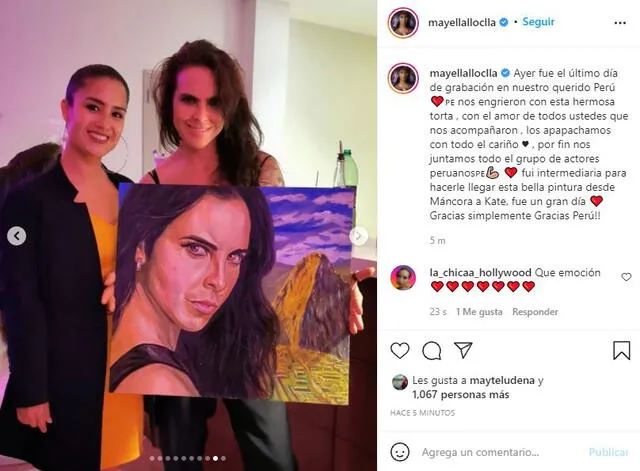 Mayella Lloclla aparecerá junto a Kate del Castillo en La reina del sur 3.