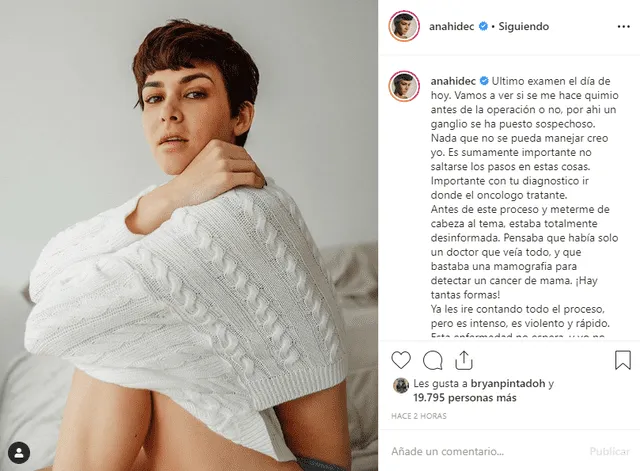 Anahí de Cárdenas. (Foto: Instagram)