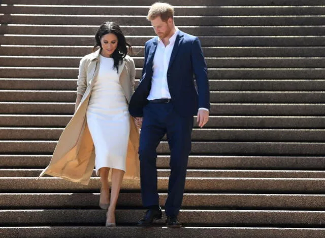 Meghan y Harry. Foto: EFE