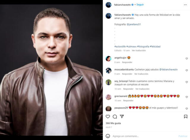 Fabián Chávez fue uno de los actores infantiles más populares de Televisa. @fabianchaveztv/Instagram