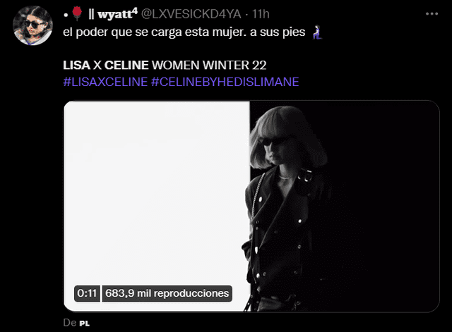 Lisa Celine comercial BLACKPINK