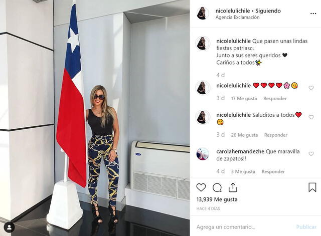 Nicole Moreno tiene más de un millón de seguidores en Instagram