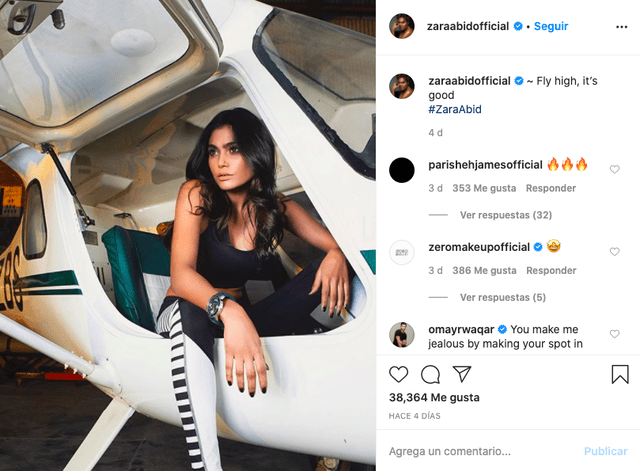 Zara Abid en Instagram