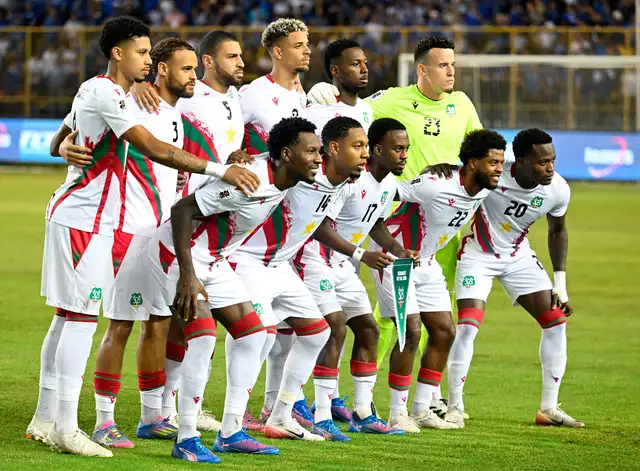 Surinam fue uno de los mejores segundos en la fase de grupos de las Eliminatoria Concacaf. Foto: AFP Surinam fue uno de los mejores segundos en la fase de grupos de las Eliminatoria Concacaf. Foto: AFP
