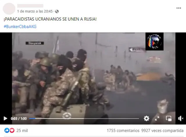 Post viral. Foto: captura en Facebook.