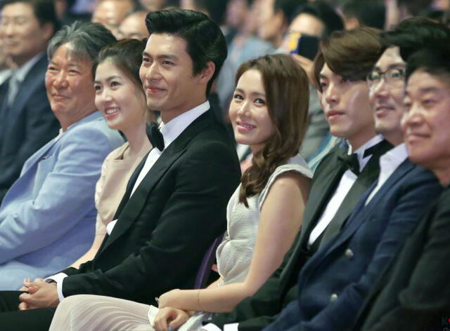 Son Ye Jin y Hyun Bin en el Bucheon International Fantastic Film Festival (2014). Foto: vía Naver