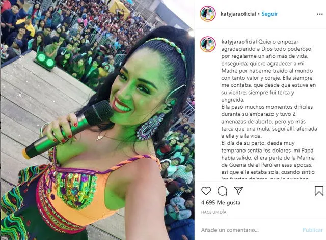Katy Jara. Foto: Instagram