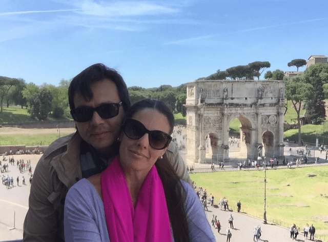 Rebeca Escribens no suele compartir fotografías junto a su esposo en redes sociales
