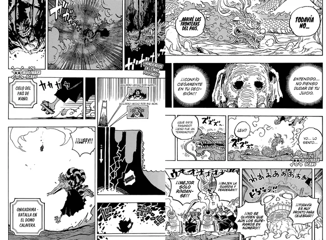 One Piece manga 1050. Foto: Shonen Jump