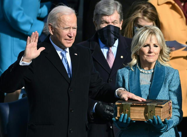 Juramentación de Joe Biden como presidente de EE. UU. el 20 de enero de 2021.