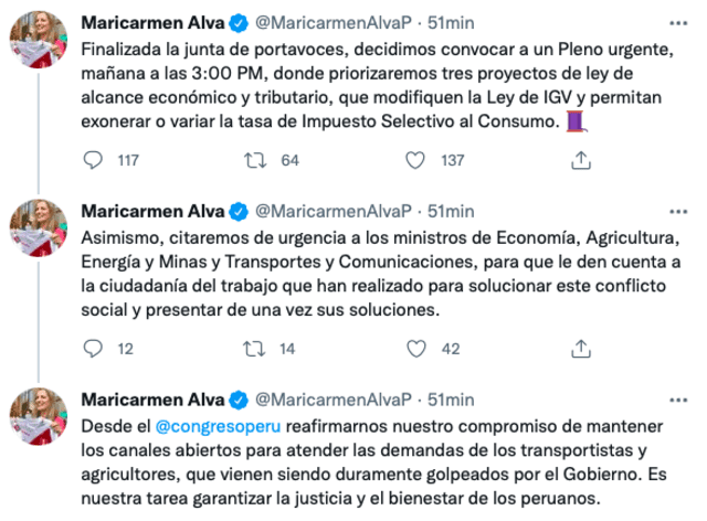 Tuit de María del Carmen Alva