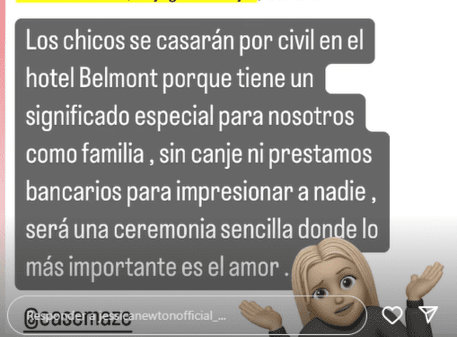  Jessica Newton confrontó a Magaly Medina. Foto: Instagram/Jessica Newton 