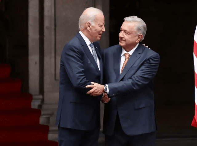 A través de un comunicado de la Casa Blanca, se conoció que el presidente de Estados Unidos, Joe Biden, apoyará a AMLO hasta que termine su gobierno. Foto: Luis Castillo   