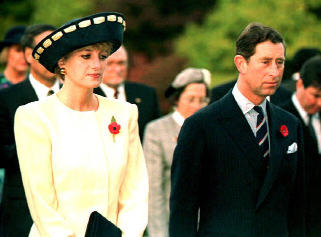 Lady Di y el príncipe Carlos